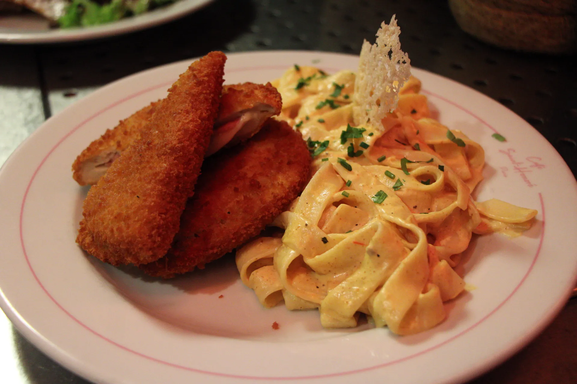 Cordon bleu artisanal, Fettuccine du chef