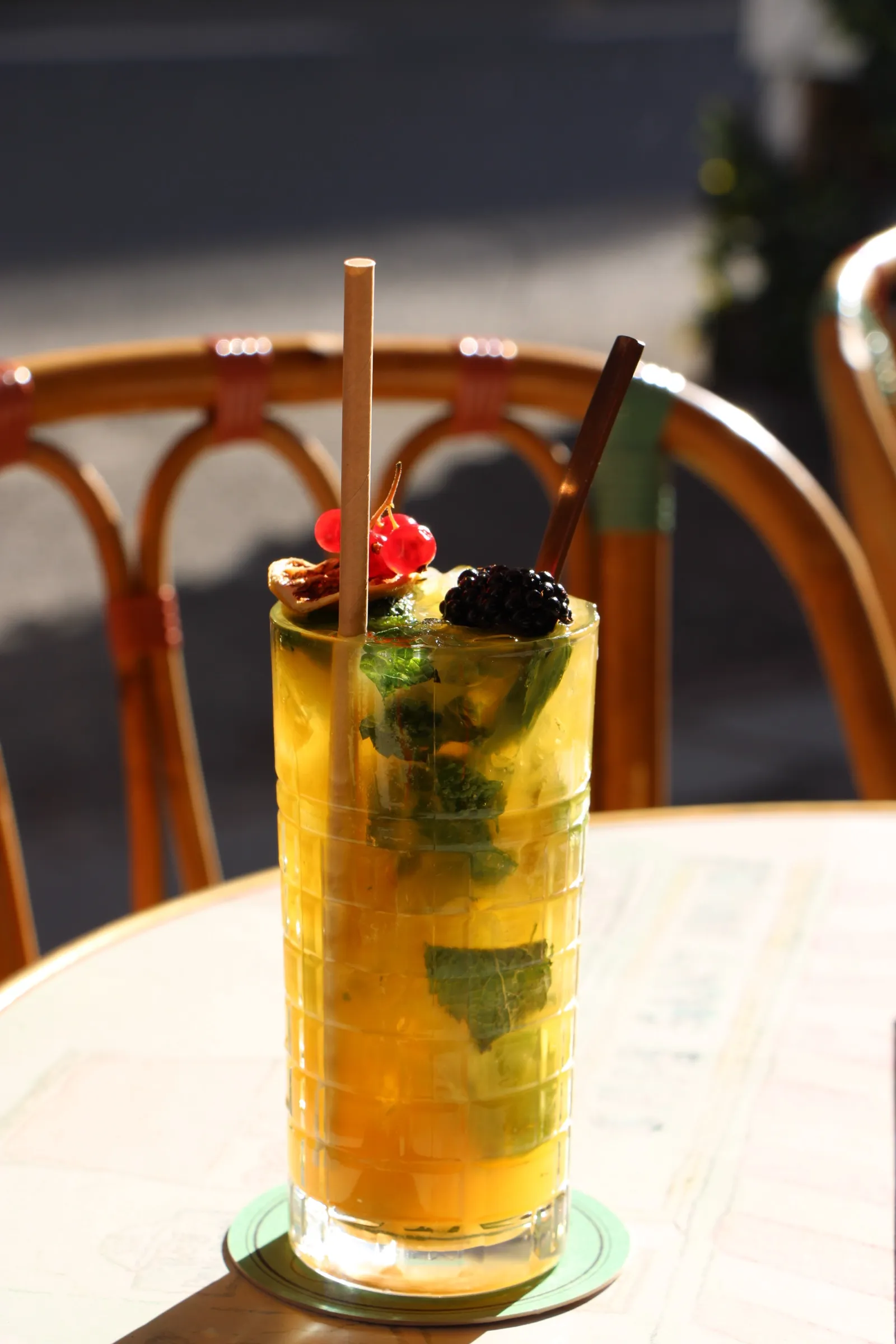 Mojito (classique, passion ou fraise), Rhum, citron vert, menthe, sucre de canne, limonade