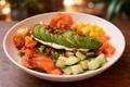 Salmon avocado