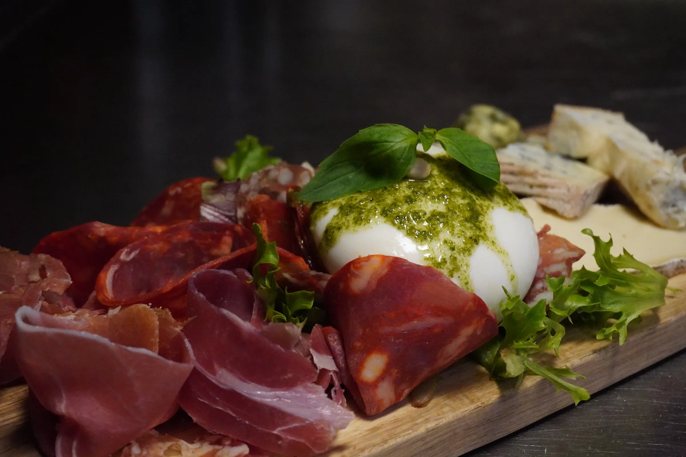 Planche Saint-Ho, Mixte avec sa burrata
