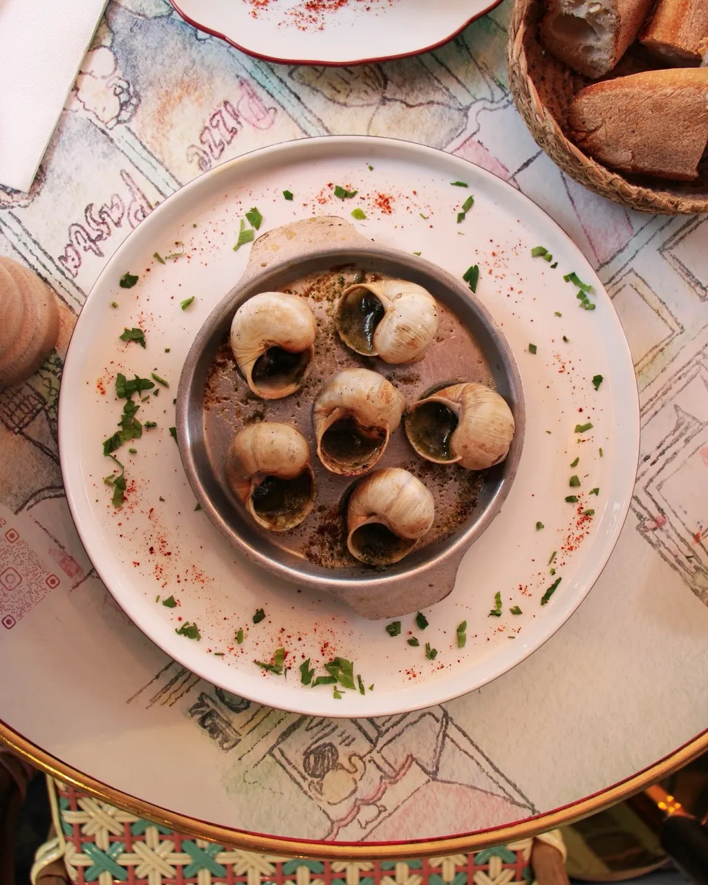 Escargots de Bourgogne au beurre persillé